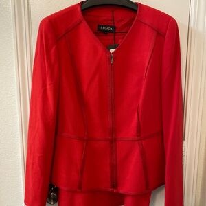 Escada Vibrant Red Women's Suit Jacket